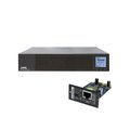 Lowell UPS System, 1100VA, 8 Outlets, DIN Rail/Tower, Out: 120V AC , In:120V AC UPS8-1100-IP